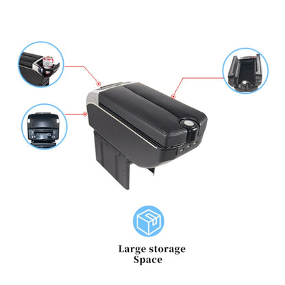 CARFU AC-450 Car Universal Punch Free Central USB Charging Handbox - Stowing Tidying by CARFU | Online Shopping UK | buy2fix