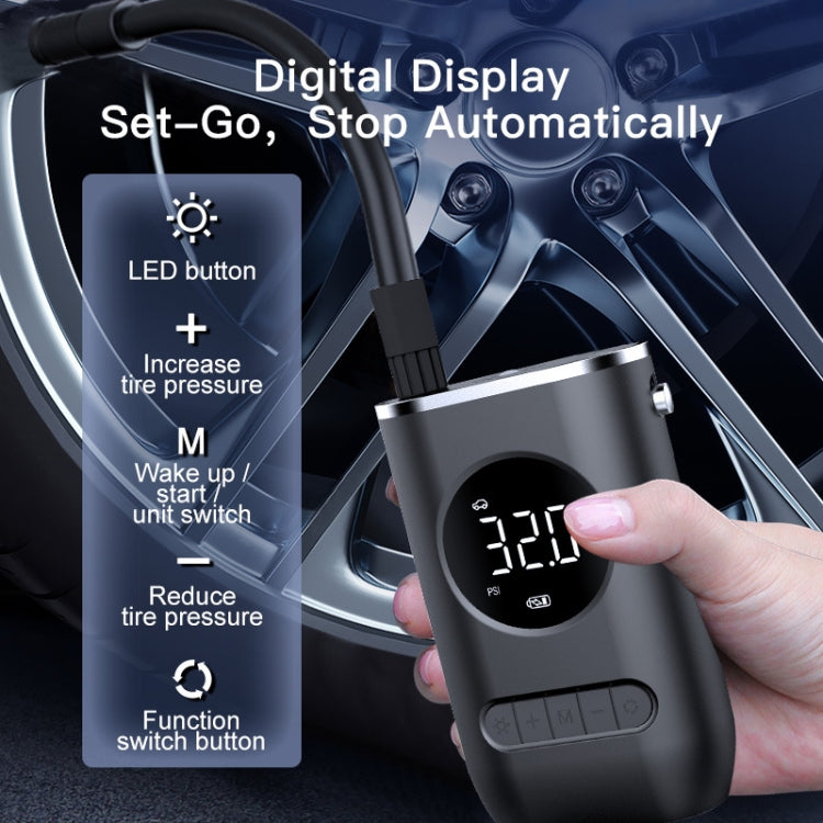 Car Portable Mini Wireless Digital Display Tire Inflator Pump - Inflatable Pump by buy2fix | Online Shopping UK | buy2fix