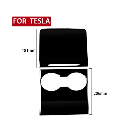 For Tesla Model 3 1105 Car Central Control Panel Decorative Sticker, Left and Right Drive Universal(Black) - In Car by buy2fix | Online Shopping UK | buy2fix