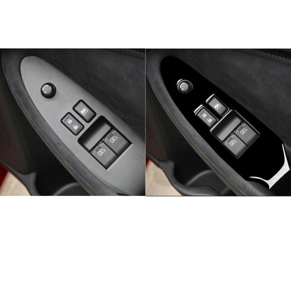 For Nissan 370Z Z34 2009- Car Driver Side Door Lift Panel Decorative Sticker, Right Drive (Black) - In Car by buy2fix | Online Shopping UK | buy2fix