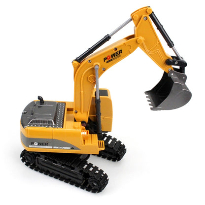 258-1 5 Channel 2.4G 1/24RC Remote-controlled Engineering Plastic Excavator Charging RC Car - RC Cars by buy2fix | Online Shopping UK | buy2fix