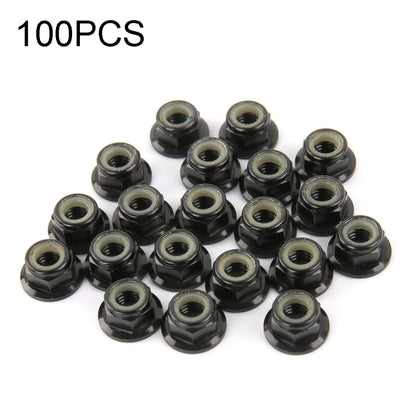 100 PCS iFlight M5 CW 6061 Aluminum Motor Screw Nuts Nylon Insert Self Lock Flange Nut for RC FPV Racing Drone Motor(Black) - Others by IFLIGHT | Online Shopping UK | buy2fix