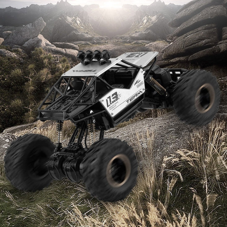 HD6141 1:16 Mountain-climbing Bigfoot Four-wheel Children Remote-controlled Off-road Vehicle Toy(Black) - RC Cars by buy2fix | Online Shopping UK | buy2fix