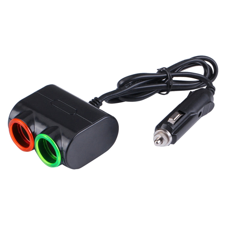 Olesson Streamlined Design 1.2A USB Car Cigarette Lighter Socket Car Charger with Color LED Light - Cigar Socket by buy2fix | Online Shopping UK | buy2fix