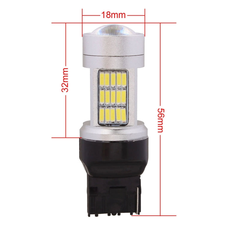 2 PCS  7440 10W 1080LM White Light 72 LED SMD 4014 Canbus Car Brake Light Tail Light Bulb, DC 12V - Brake Lights by buy2fix | Online Shopping UK | buy2fix