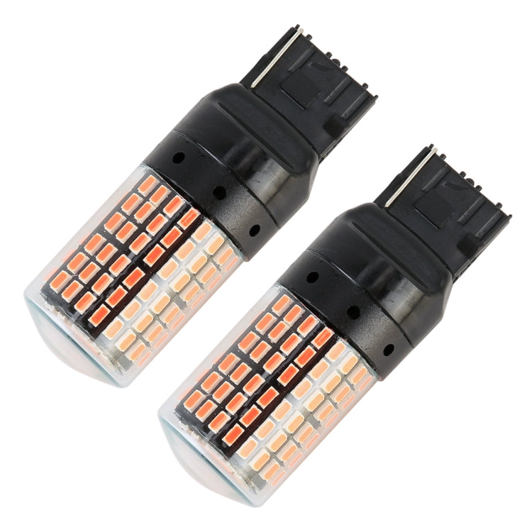 2 PCS T20 / 7440 DC12V / 18W / 1080LM Car Auto Turn Lights with SMD-3014 Lamps (Red Light) - Arrow Turn Lights by buy2fix | Online Shopping UK | buy2fix
