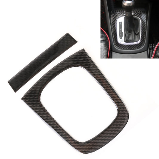 2 PCS Carbon Fibre Car Gear Panel Decorative Sticker for Audi Q3 - Car Interior Mouldings by buy2fix | Online Shopping UK | buy2fix