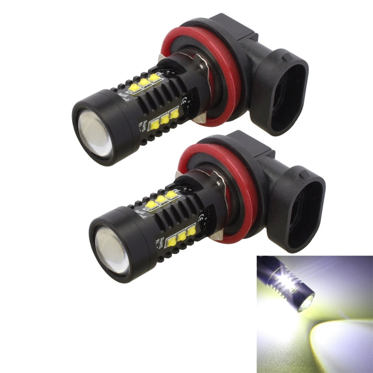 2 PCS MZ 10W 1080 LM 5500K H8/H11 12 XB-D LED Car Front Fog Lights Car Car Fog Light Auto Daytime Running Lights, DC 12-24V(White Light) - Fog / Driving Lights by MZ | Online Shopping UK | buy2fix