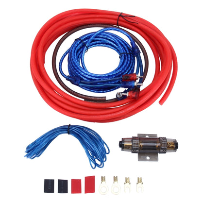 1200W 10GA Car Copper Clad Aluminum Power Subwoofer Amplifier Audio Wire Cable Kit with 60Amp Fuse Holder - In Car by buy2fix | Online Shopping UK | buy2fix