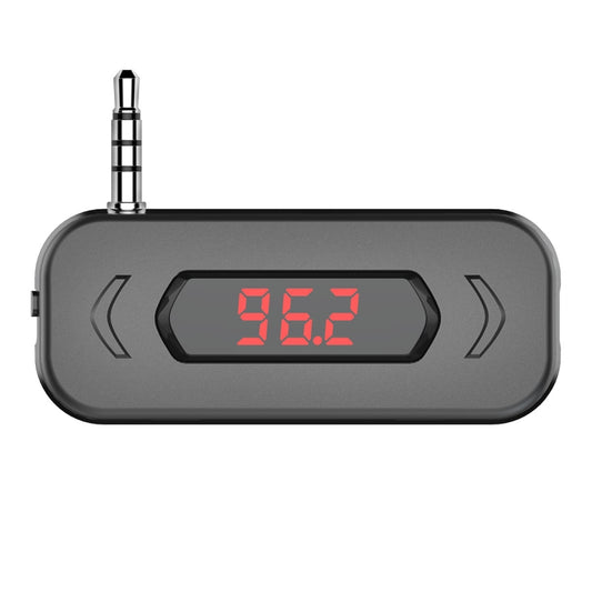 Doosl DSER107 Multifunctional Car FM Transmitter Wireless Music Receiver with 3.5mm Jack & LCD Display, Support Hands-free Call(Black) - Bluetooth Car Kits by DOOSL | Online Shopping UK | buy2fix