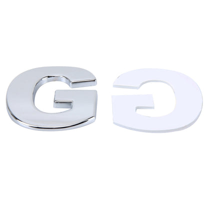 Car Vehicle Badge Emblem 3D English Letter G Self-adhesive Sticker Decal, Size: 4.5*4.5*0.5cm - 3D Metal Sticker by buy2fix | Online Shopping UK | buy2fix