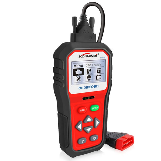 KONNWEI KW818 EOBD / OBDII Car Auto Diagnostic Scan Tools CAN Code Reader Scanner (Only for 12V Gasoline Car) - In Car by KONNWEI | Online Shopping UK | buy2fix