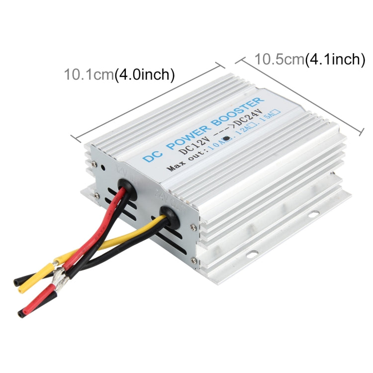 10A 240W DC 12V to 24V Car DC-DC Power Converter Power Boost Transformer Car Power Transformer - In Car by buy2fix | Online Shopping UK | buy2fix