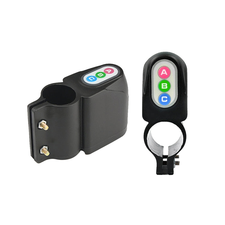 ABC Coded Bicycle Alarm Burglar Vibration Alarm - Bicycle Locks & Bicycle Pumps by buy2fix | Online Shopping UK | buy2fix