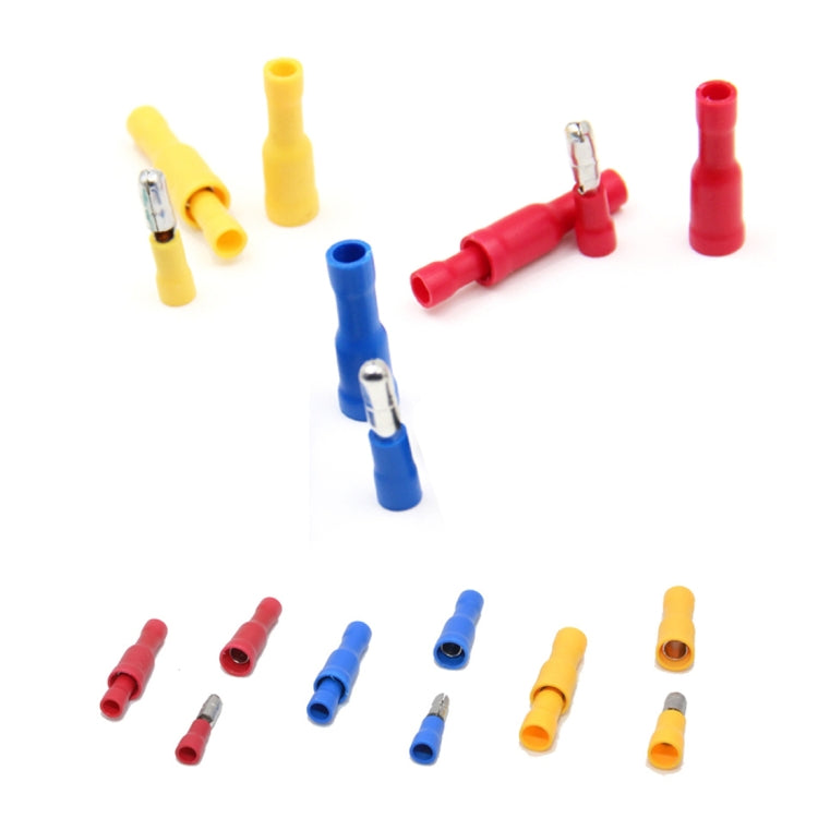 60 in 1 Mixed Cold Press Electrical Insulated Terminals Bullet Solderless Crimp Connectors Kit - In Car by buy2fix | Online Shopping UK | buy2fix