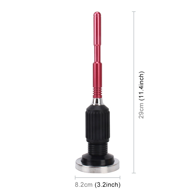 PS-5506 Universal Car Magnetic Roof Mount Base Radio AM/FM Aerial Amplified Antenna(Red) - Aerials by buy2fix | Online Shopping UK | buy2fix