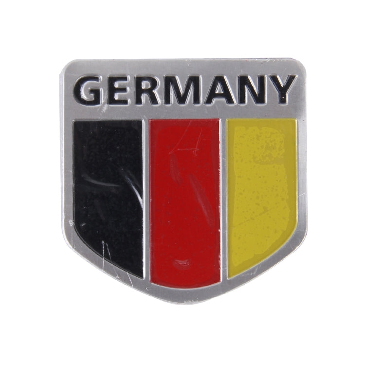 Germany Flag Style Metal Car Sticker - 3D Metal Sticker by buy2fix | Online Shopping UK | buy2fix