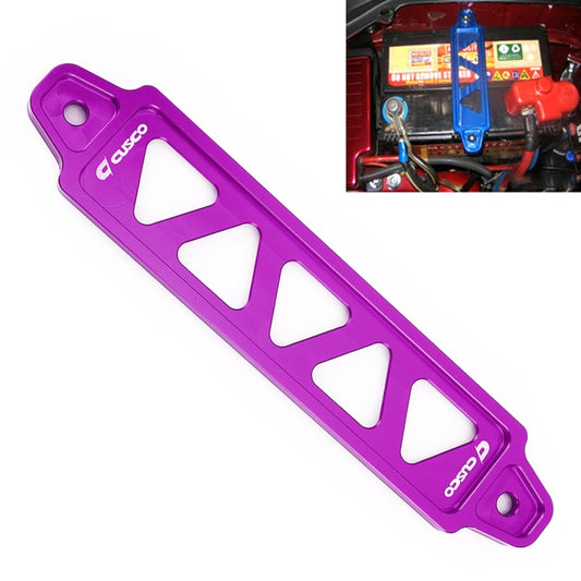 Universal Car Long Stainless Steel Battery Tie Down Clamp Bracket, Size: 21.6 x 4.4 x 1cm (Purple) - In Car by buy2fix | Online Shopping UK | buy2fix