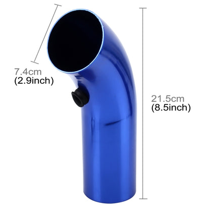 Universal  Air Intake Pipe Super Power Flow Air Intakes Short Cold Racing Aluminium Air Intake Pipe Hose with Cone Filter Kit System (Blue) - In Car by buy2fix | Online Shopping UK | buy2fix