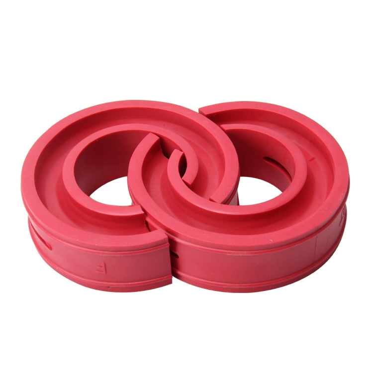 2 PCS Car Auto D Type Shock Absorber Spring Bumper Power Cushion Buffer, Spring Spacing: 22mm, Colloid Height: 43mm(Red) - In Car by buy2fix | Online Shopping UK | buy2fix