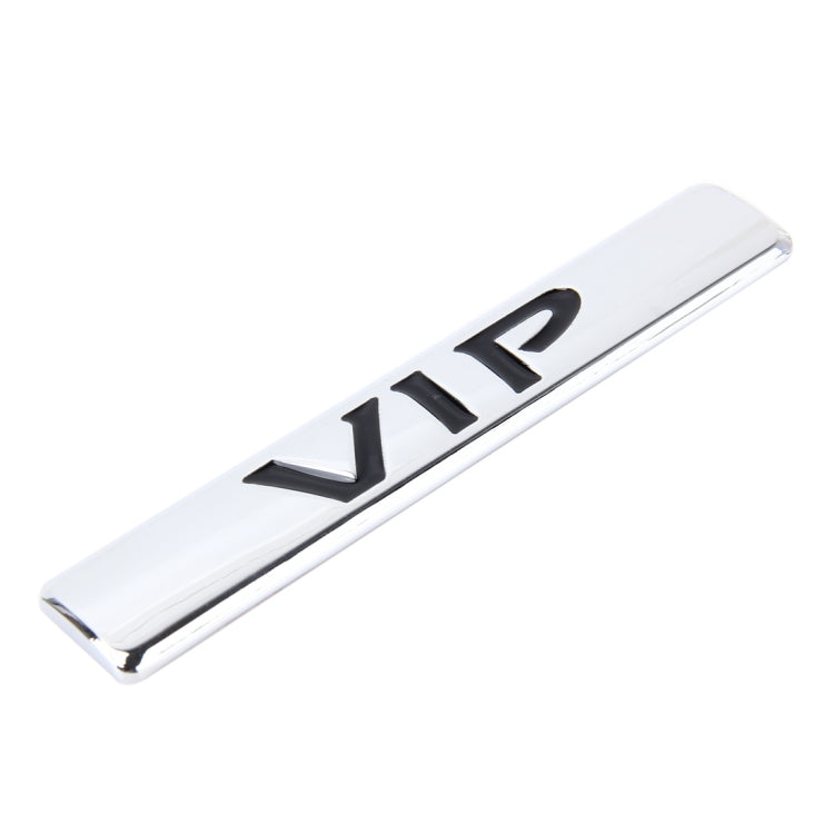 Auto VIP Sticker  VIP Label Car Stickers 3D Metal Fashion VIP Logo Car Stickers,Size:9.5*1.5cm(Silver) - Decorative Sticker by buy2fix | Online Shopping UK | buy2fix