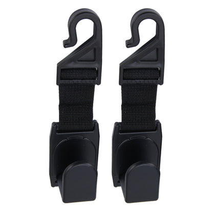 2 PCS SHUNWEI SW-2504 Plastic Hook Holder for Car Seat Headrest Backrest, Max Load: 6kg - Auto Fastener & Clips by SHUNWEI | Online Shopping UK | buy2fix