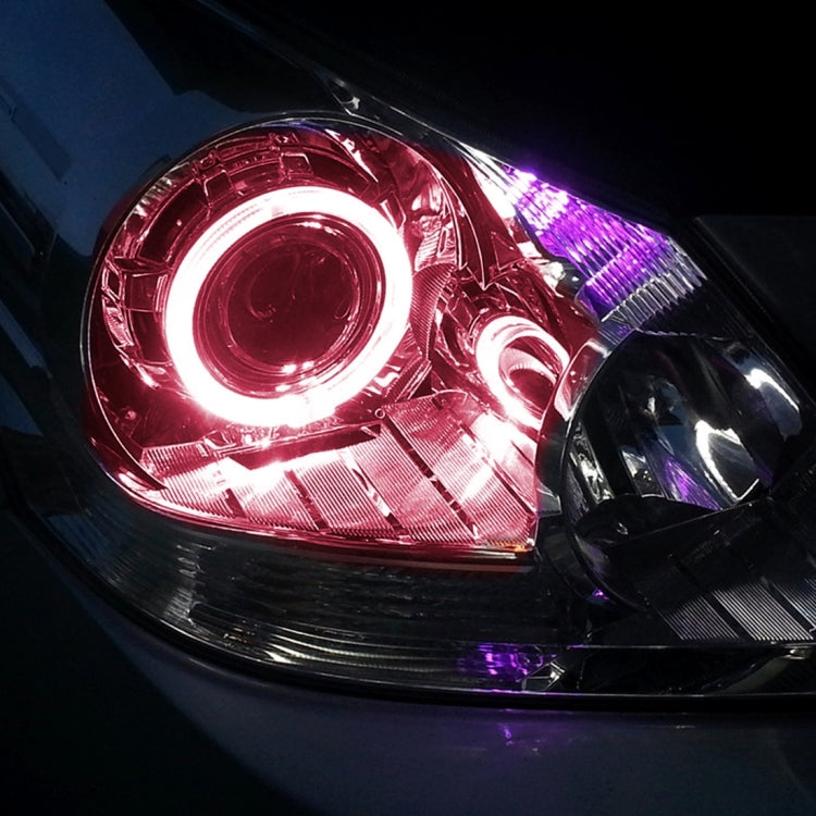 2 PCS 2.5inch Car Angel Eyes Light, DC 12V(Red Light) - Eagle Eye Lamps by buy2fix | Online Shopping UK | buy2fix