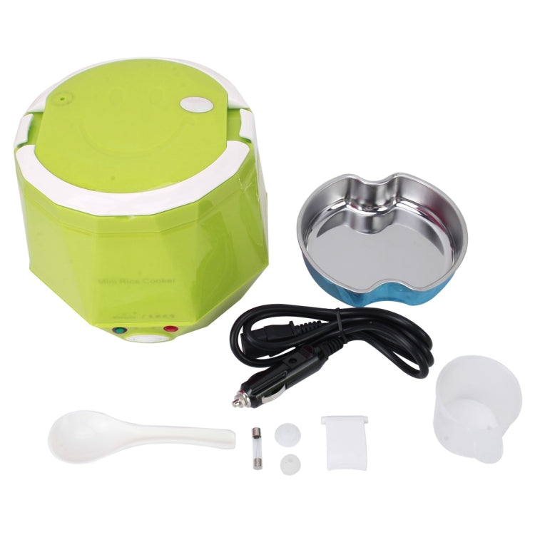 OUSHIBA Car Auto C3 Mini Multi-function Rice Cooker 12V 1.3L Volume for Rice Soup Noodles Vegetable Dessert(Green) - Rice Cookers by buy2fix | Online Shopping UK | buy2fix