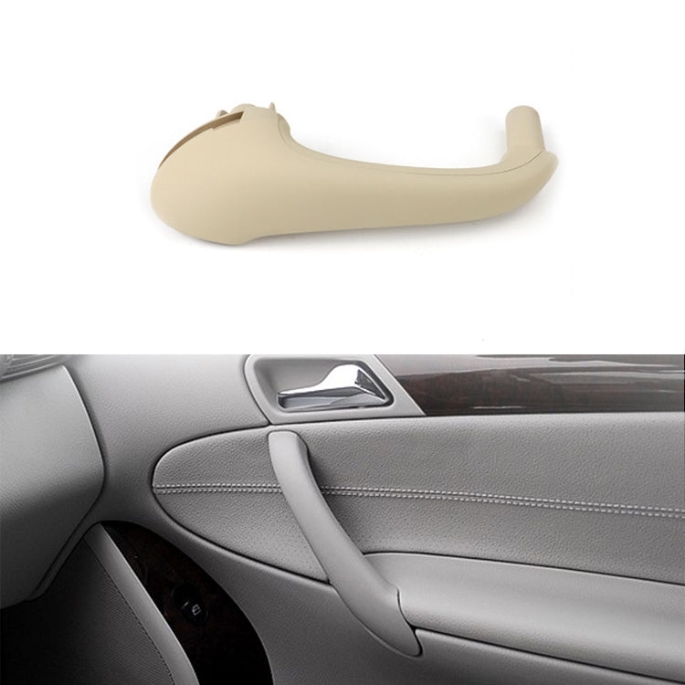 Car Rear Right Inside Doors Handle Pull Trim Cover for Mercedes-Benz C-class W203 -2007 , Left Driving(Beige) - In Car by buy2fix | Online Shopping UK | buy2fix