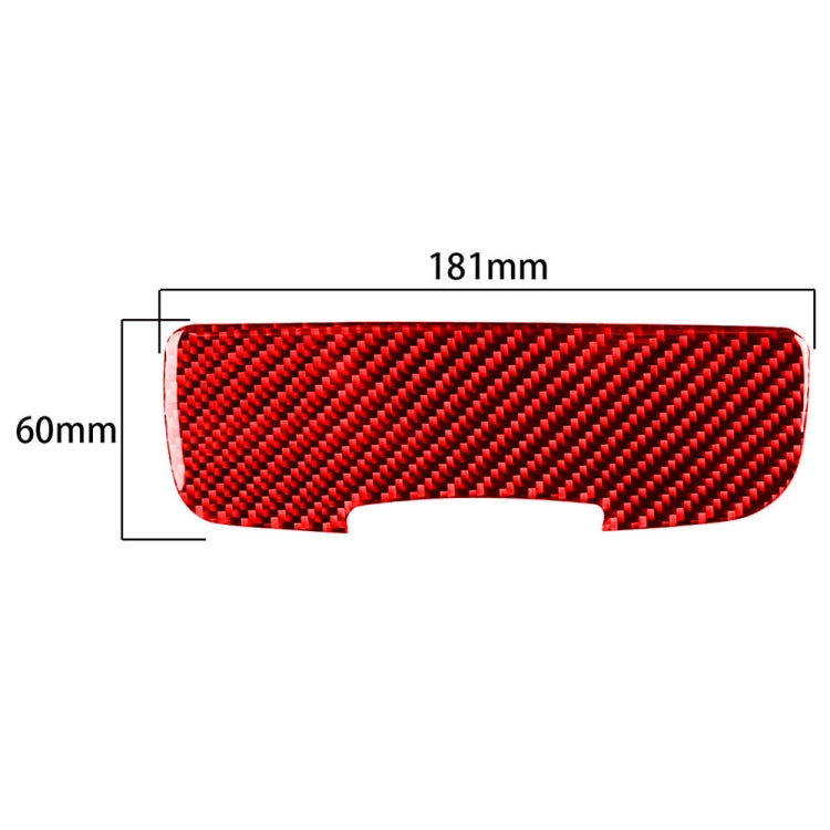 Carbon Fiber Car Power Outlet Cover Sticker for Chevrolet Corvette C5 1998-2004, Left Drive(Red) - In Car by buy2fix | Online Shopping UK | buy2fix