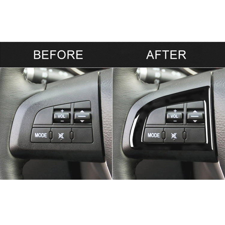 For Mazda 3 Axela 2010-2013 Car Steering Wheel Button Decorative Sticker, Left and Right Drive Universal - In Car by buy2fix | Online Shopping UK | buy2fix