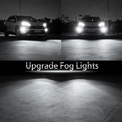 1 Pair BA20D DC12V 7.8W Car LED Fog Light (White Light) - In Car by buy2fix | Online Shopping UK | buy2fix