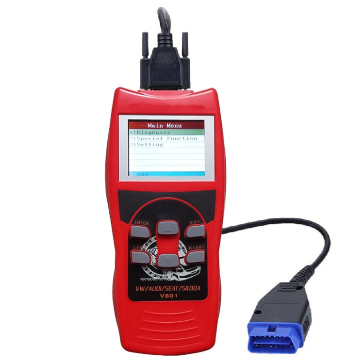 V801 Car Mini Code Reader OBD2 Fault Detector Diagnostic Tool - In Car by buy2fix | Online Shopping UK | buy2fix