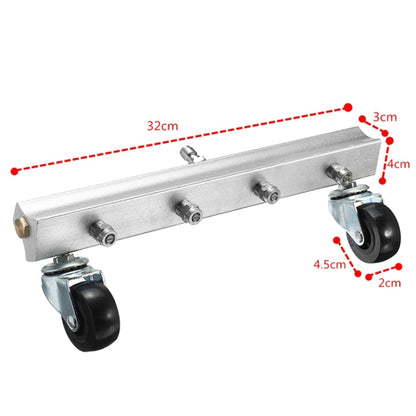 Car Body Chassis Car High Pressure Washing Machine Car Bottom Water Washing Machine 4 Nozzle Cleaner Set, Extension Rod Length: 34cm -  by buy2fix | Online Shopping UK | buy2fix