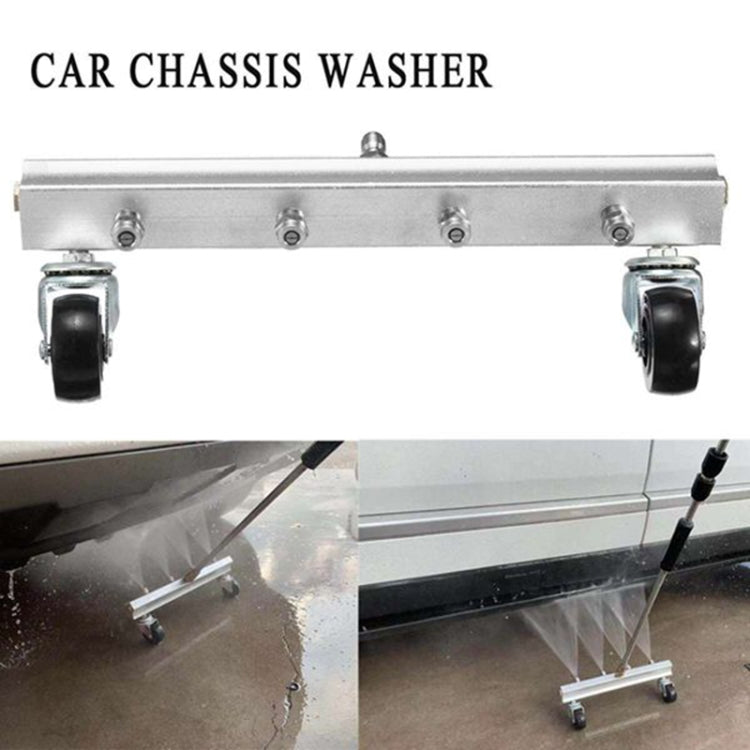 Car Body Chassis Car High Pressure Washing Machine Car Bottom Water Washing Machine 4 Nozzle Cleaner Set, Extension Rod Length: 34cm -  by buy2fix | Online Shopping UK | buy2fix