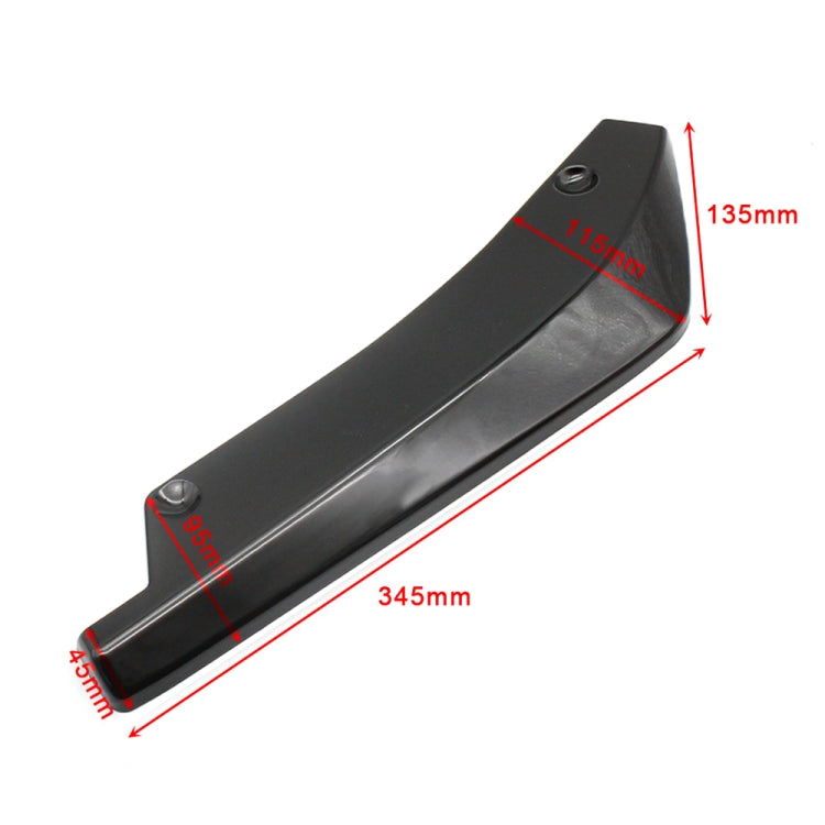XH-6134 Black Car Universal Modified Rear Spoiler Anti-collision Protector Bar Strip Guard Sticker -  by buy2fix | Online Shopping UK | buy2fix