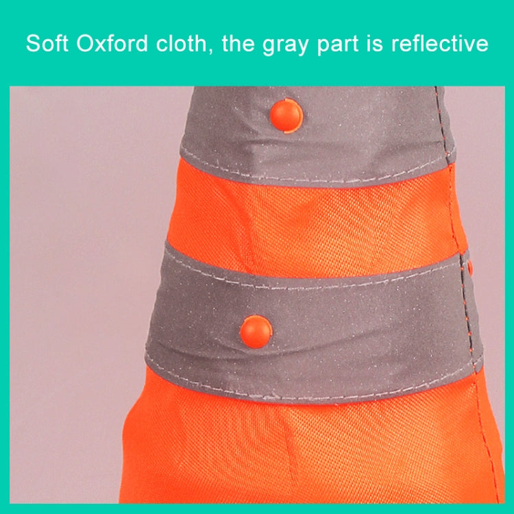 Lift Road Safety Road Cones with Warning Light Height: 30cm -  by buy2fix | Online Shopping UK | buy2fix