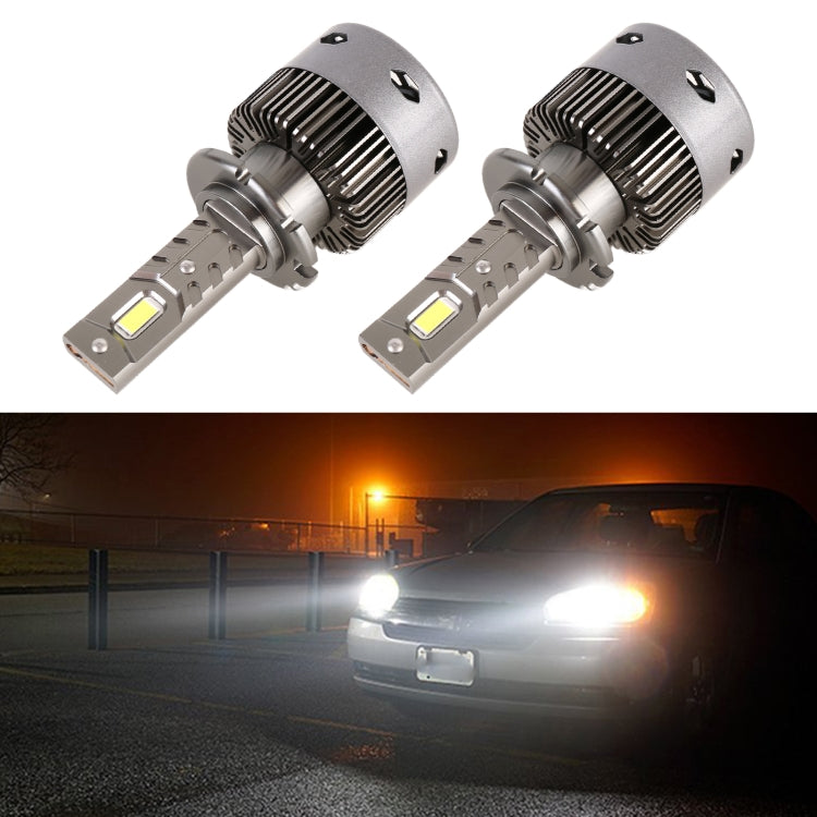 1 Pair D Series D2 Car HID Ballast to LED Headlight DC12V 35W 6000K 7000LM, 7040 Lamp Bead - In Car by buy2fix | Online Shopping UK | buy2fix