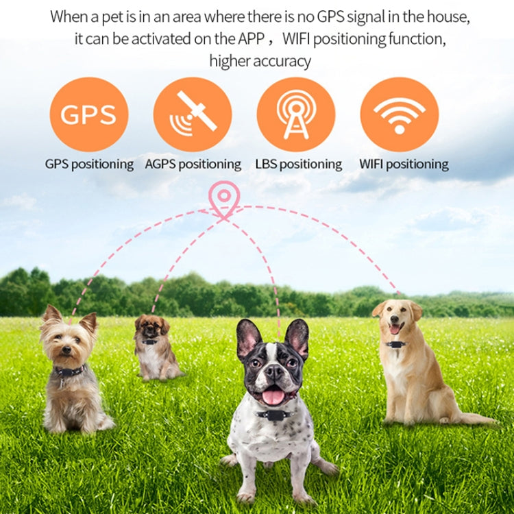 P03 Waterproof Pet GPS Tracker GPS+AGPS+WiFi+LBS Locator - Home & Garden by buy2fix | Online Shopping UK | buy2fix