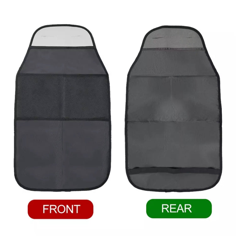 2pcs Car Rear Seat Protection Children Anti-kick Pad with Storage Bags Seat Back Anti-dirty Pad - In Car by buy2fix | Online Shopping UK | buy2fix