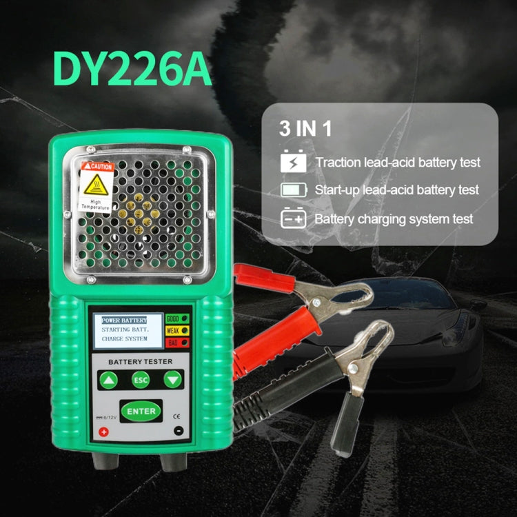 DUOYI DY226A Car 3 in 1 CCA Load Battery Charging Digital Capacity Tester - Electronic Test by DUOYI | Online Shopping UK | buy2fix