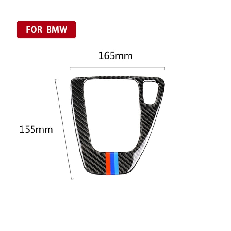 Three Color Carbon Fiber Car Right Driving Gear Panel Decorative Sticker for BMW E90 / E92 2005-2012 -  by buy2fix | Online Shopping UK | buy2fix