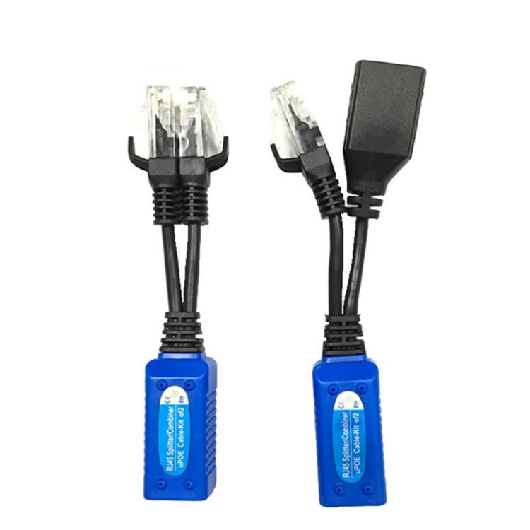 2 PCS Anpwoo UPOE02 Spliceable 2 in 1 POE (Power + Ethernet) Passive Twisted Transceiver - Video Balun by Anpwoo | Online Shopping UK | buy2fix