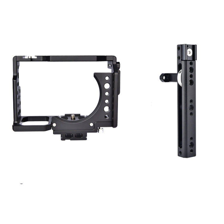 YELANGU CA7 YLG0908A Handle Video Camera Cage Stabilizer for Sony A7K / A72 / A73 / A7S2 / A7R3 / A7R2 / A7X(Black) - Camera Cage by YELANGU | Online Shopping UK | buy2fix