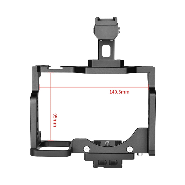 YELANGU C15-B YLG0711A-A Video Camera Cage Stabilizer with Handle for Nikon Z6 / Z7(Black) - Camera Cage by YELANGU | Online Shopping UK | buy2fix