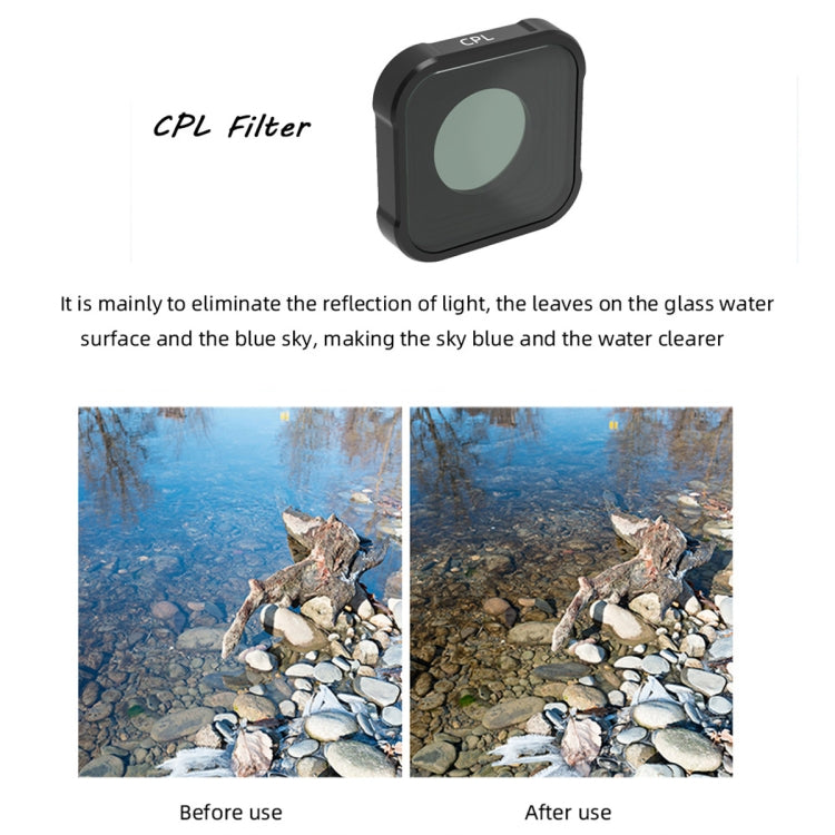 JSR KB Series MCUV+CPL+ND8+ND16+ND32 Lens Filter for GoPro HERO10 Black / HERO9 Black - DJI & GoPro Accessories by JSR | Online Shopping UK | buy2fix