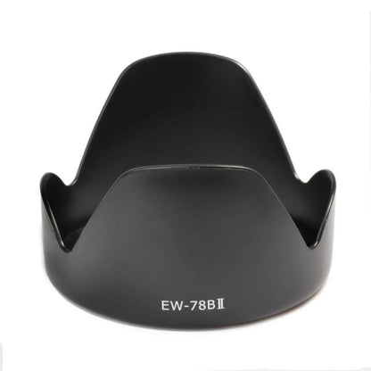 EW-78BII Lens Hood Shade for Canon EF 28-135mm f/3.5-5.6 is USM Lens (Black) - Camera Accessories by buy2fix | Online Shopping UK | buy2fix