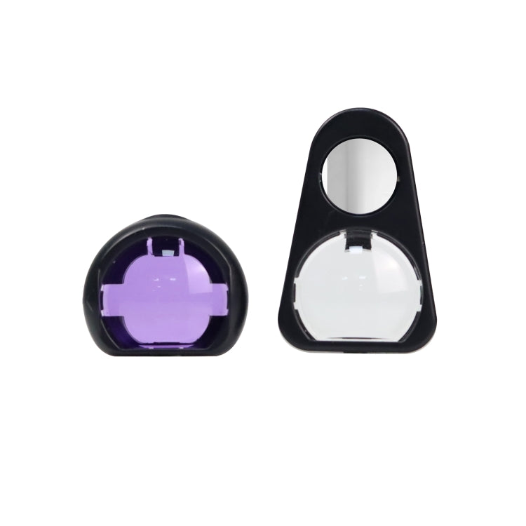 2 in 1 Selfie Portrait Purple Color Filter Set for FUJIFILM Instax mini 40 - Camera Accessories by buy2fix | Online Shopping UK | buy2fix