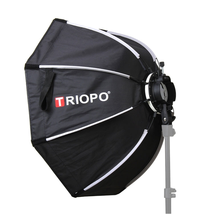 TRIOPO KX90 90cm Dome Speedlite Flash Octagon Parabolic Softbox Diffuser (Black) -  by TRIOPO | Online Shopping UK | buy2fix