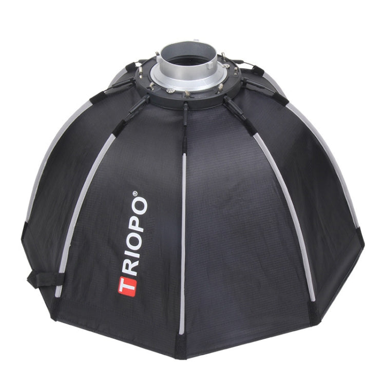 TRIOPO K2-90 90cm Speedlite Flash Octagon Parabolic Softbox Bowens Mount Diffuser (Black) - Camera Accessories by TRIOPO | Online Shopping UK | buy2fix